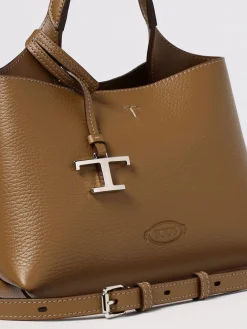 Borsa a mano in pelle di vitello a grana Tod's