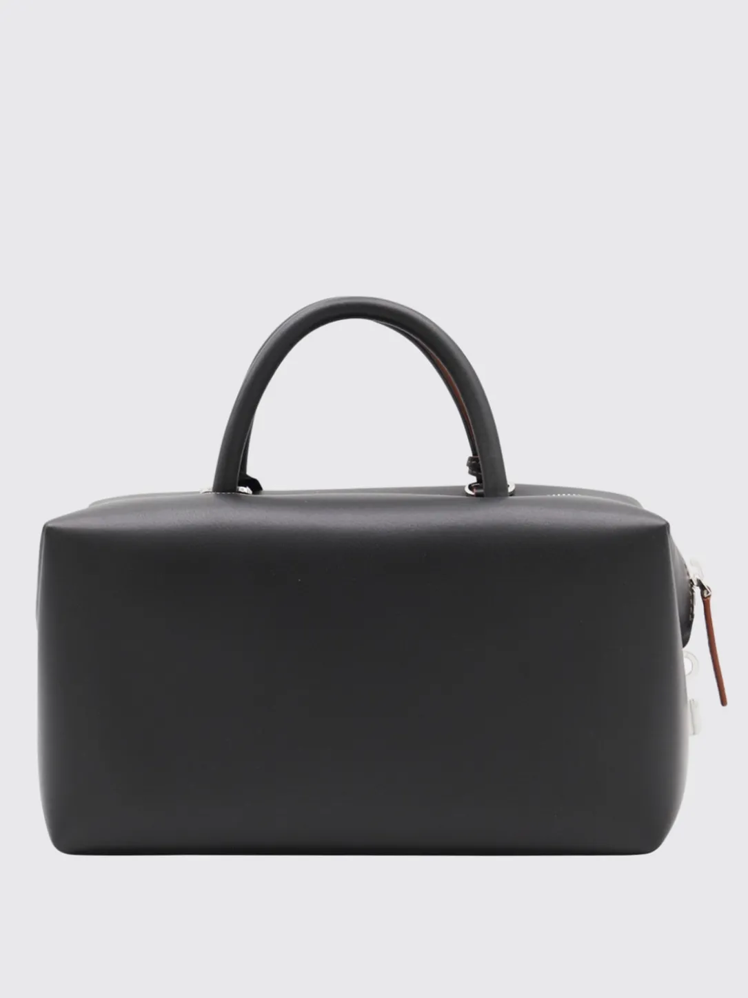 Borsa a mano in pelle liscia Max Mara