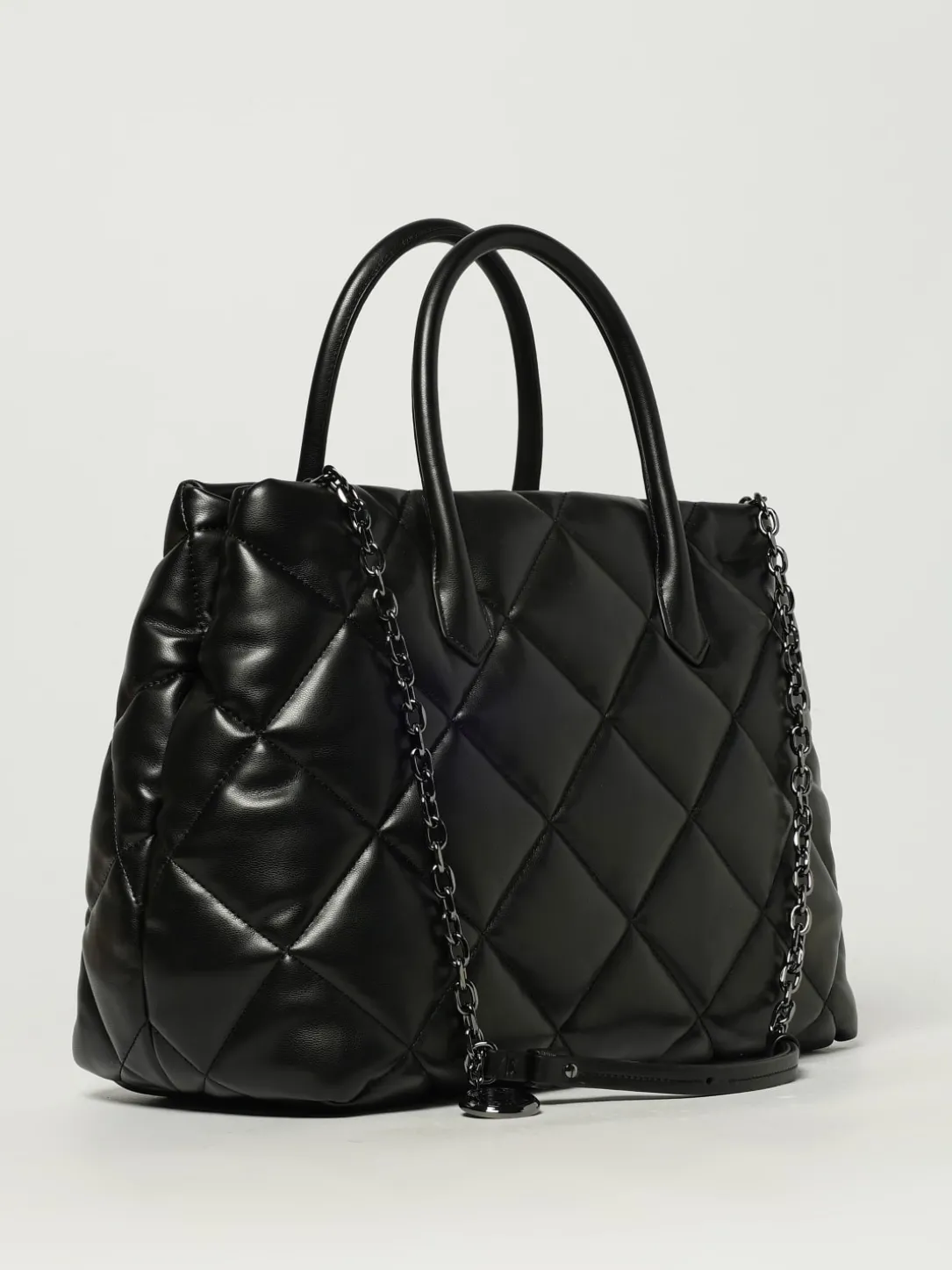 Borsa a mano in pelle matellasè Emporio Armani