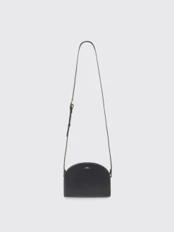 Borsa a spalla Demi Lune mini in pelle A.P.C.