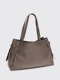 Borsa a spalla Gyoza in pelle martellata Yuzefi