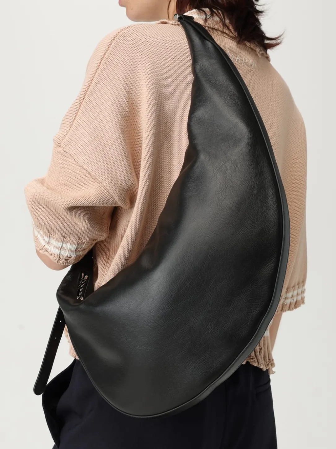 Borsa a spalla Hobo in pelle di vitello Marni