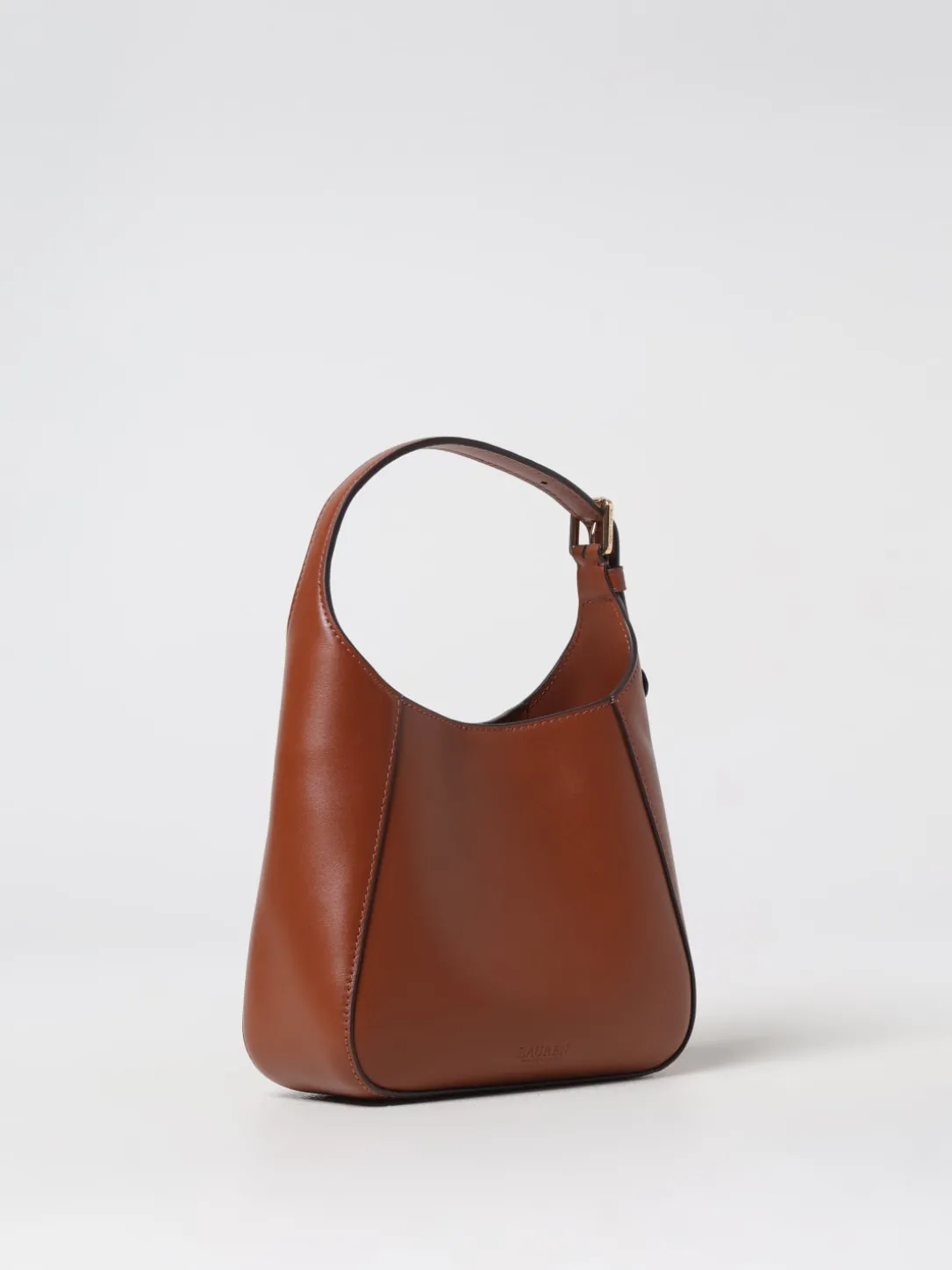 Borsa a spalla in pelle di vitello Lauren Ralph Lauren