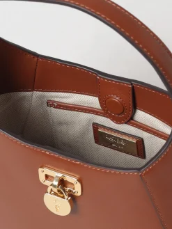 Borsa a spalla in pelle di vitello Lauren Ralph Lauren