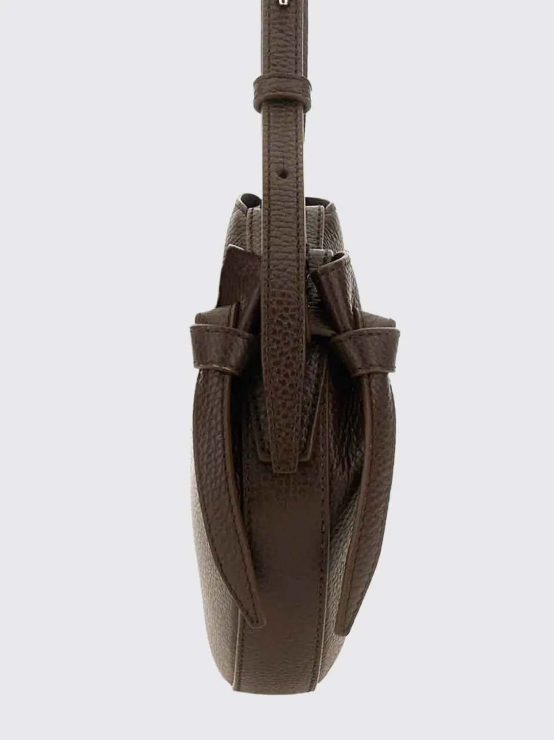 Borsa a spalla in pelle e camoscio Yuzefi