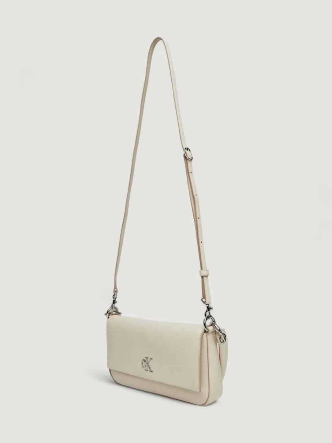 Borsa a spalla in pelle sintetica Calvin Klein