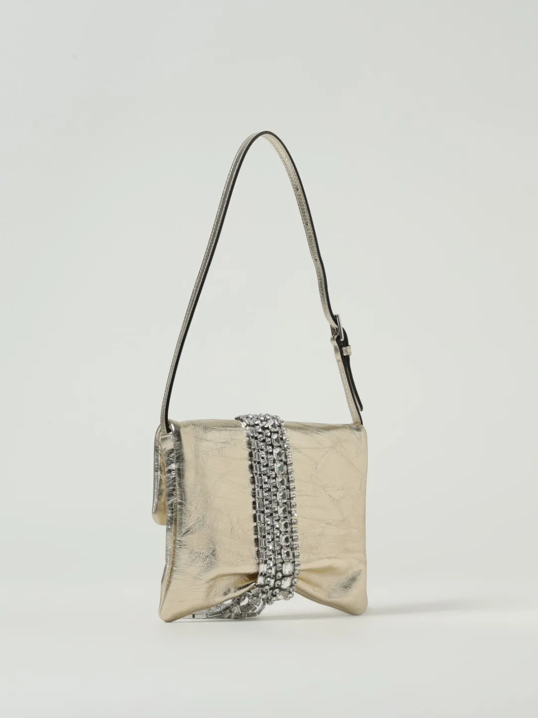 Borsa a spalla in pelle Zandra Shoulder Jimmy Choo