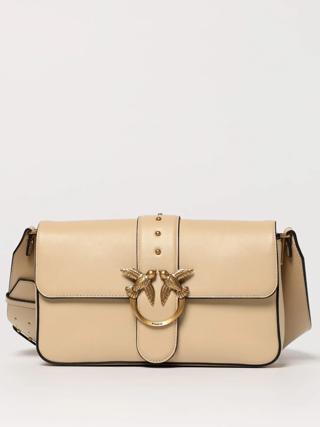 Borsa a spalla Love One Pinko in pelle