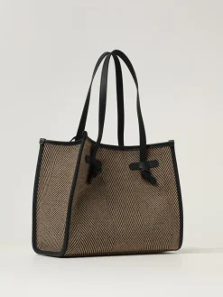 Borsa a spalla Marcella Gianni Chiarini in lana spigata