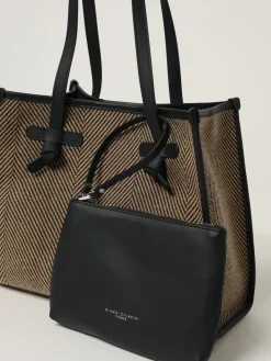 Borsa a spalla Marcella Gianni Chiarini in lana spigata