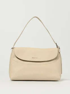 Borsa a spalla Nana Soft in pelle martellata Orciani