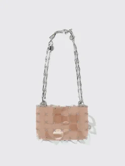 Borsa a spalla Rabanne con paillettes