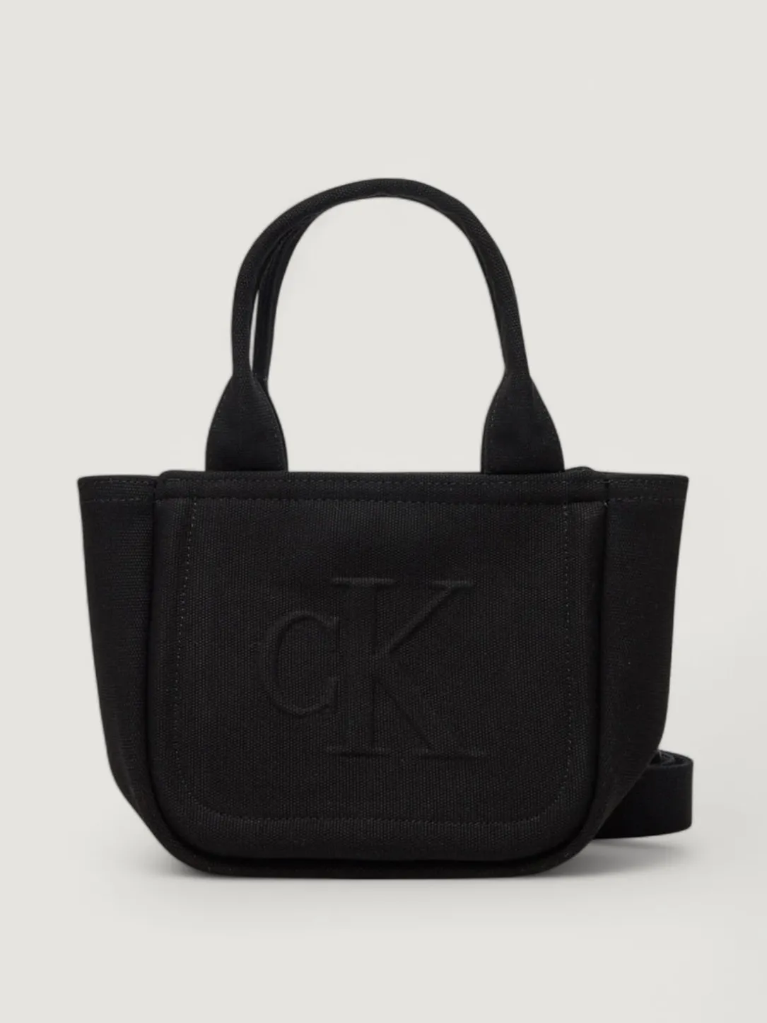 Borsa a spalla tote in cotone Calvin Klein