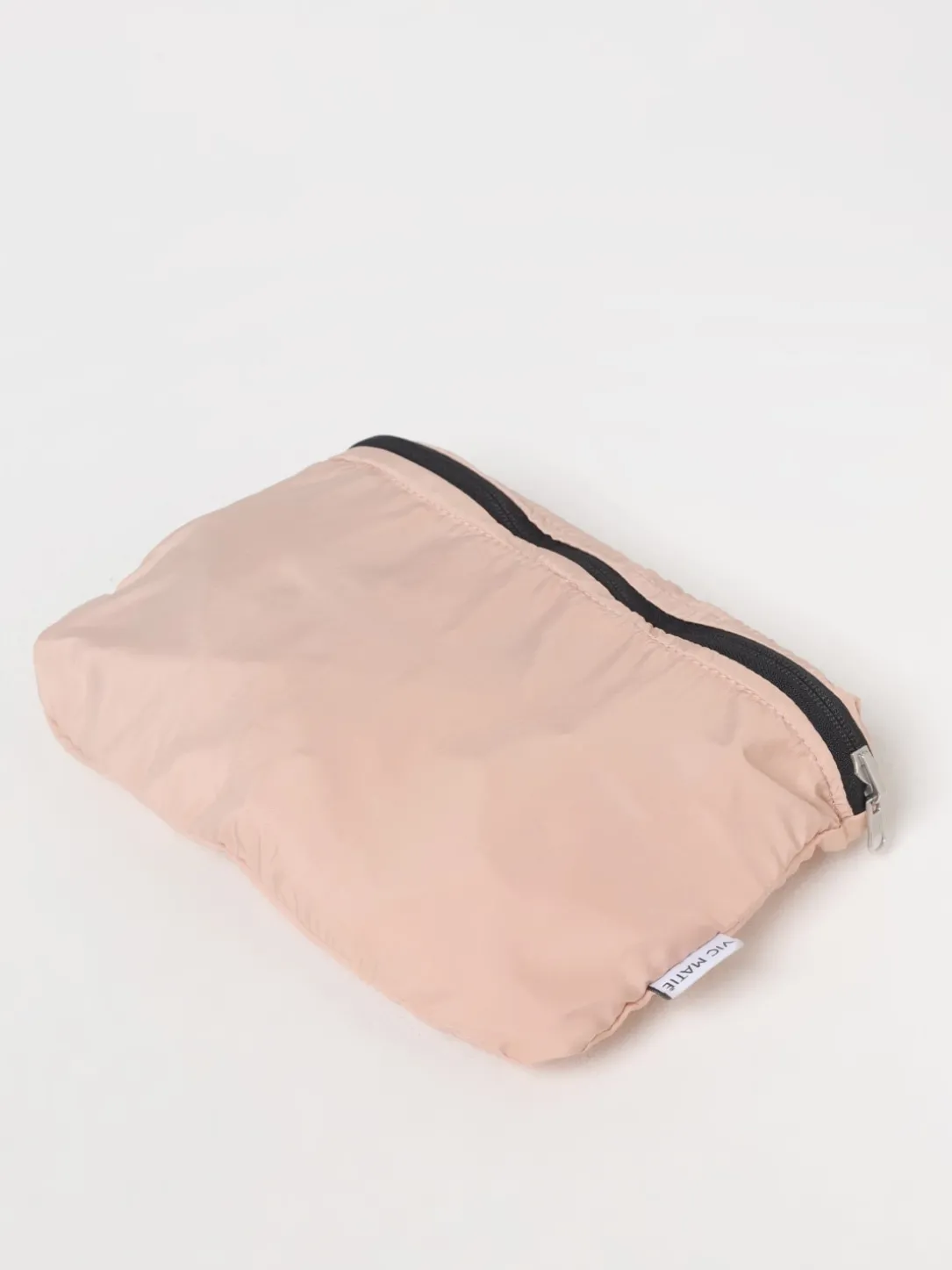 Borsa a spalla Vic Matiè trasformabile in canvas con logo sfrangiato