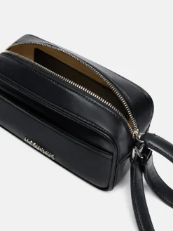 Borsa a tracolla Baneto mini in pelle con logo Jacquemus