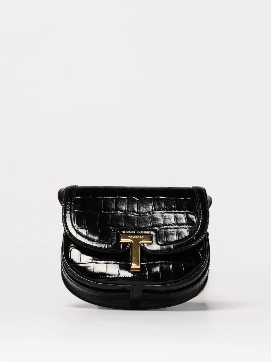 Borsa a tracolla Borsa Wallis Tom Ford in pelle stampa cocco