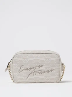Borsa a tracolla camera case Emporio Armani Canvas Jacquard