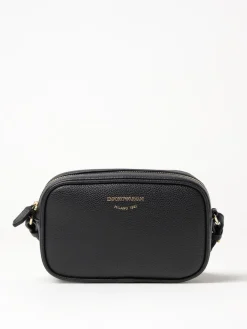 Borsa a tracolla con logo goffrato Emporio Armani