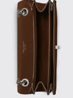 Borsa a tracolla in camoscio Kira Tory Burch