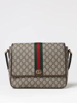 Borsa a tracolla in tessuto GG Supreme Ophidia Gucci