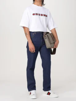 Borsa a tracolla in tessuto GG Supreme Ophidia Gucci