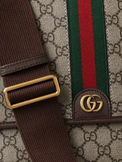 Borsa a tracolla in tessuto GG Supreme Ophidia Gucci