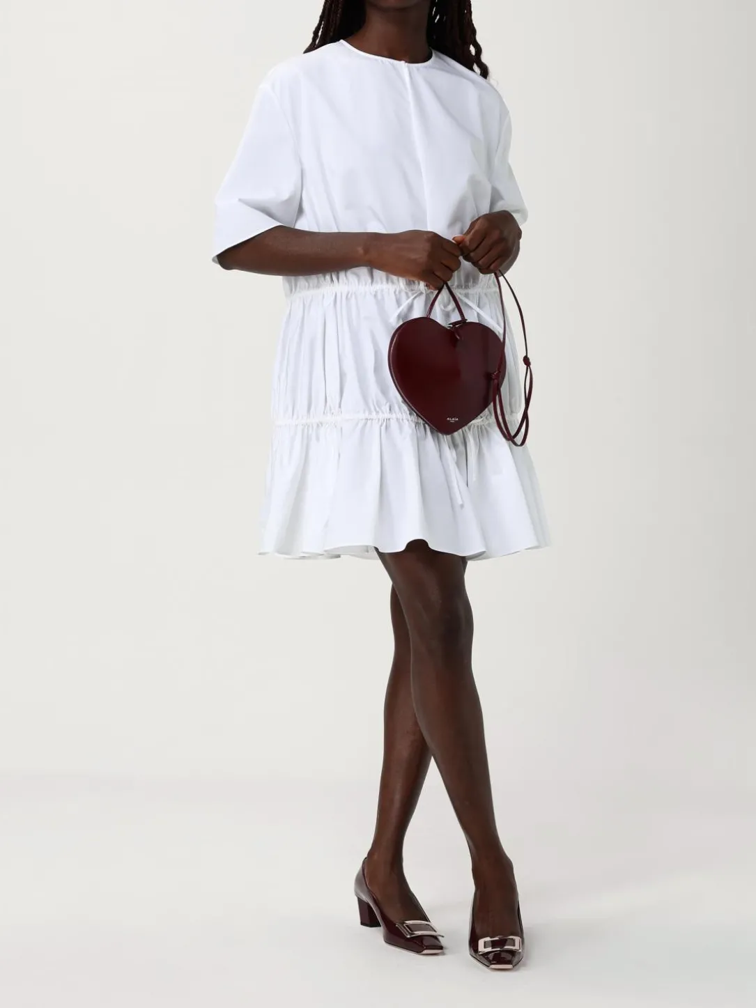 Borsa a tracolla Le Cœur in pelle Alaia