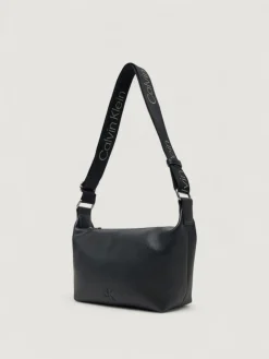 Borsa a tracolla Ultralight in pelle sintetica a grana Calvin Klein