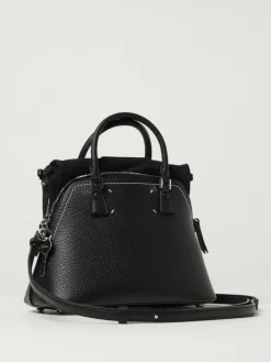 Borsa 5AC Maison Margiela in pelle a grana e canvas