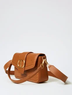 Borsa Amie Twinset in pelle traforata