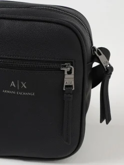 Borsa Armani Exchange in pelle sintetica a grana