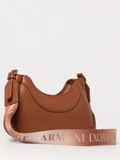 Borsa Armani Exchange in pelle sintetica a grana