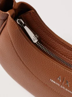 Borsa Armani Exchange in pelle sintetica a grana