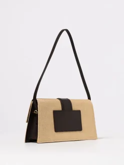 Borsa Bambino Jacquemus in rafia e pelle