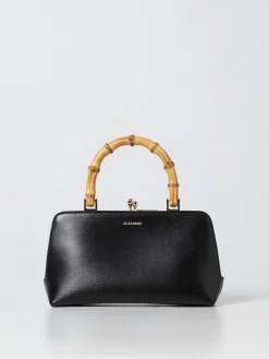 Borsa Bamboo Jil Sander in pelle palmellata