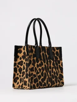 Borsa B-Army 36 Balmain in tela stampa animalier