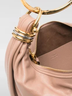 Borsa Bracelet Hobo Chloè in pelle a grana
