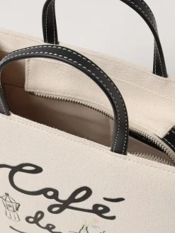 Borsa Cafè De Karl Jorge Parra x Karl Lagerfeld in canvas di cotone riciclato