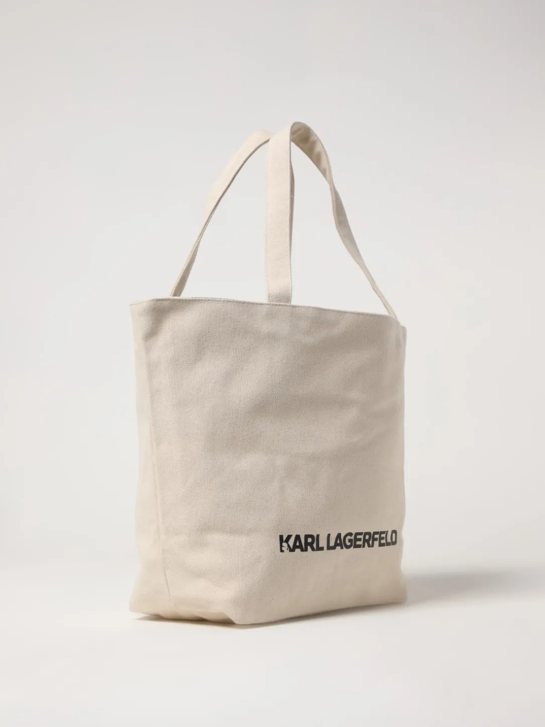 Borsa Cafè De Karl Karl Lagerfeld reversibile in canvas di cotone riciclato