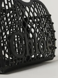Borsa Cage Chloé in gomma traforata