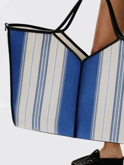 Borsa Calella Hereu in canvas e pelle