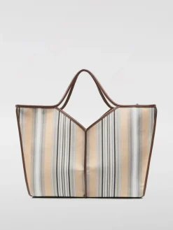 Borsa Calella Hereu in canvas e pelle