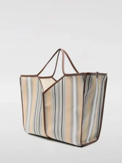 Borsa Calella Hereu in canvas e pelle