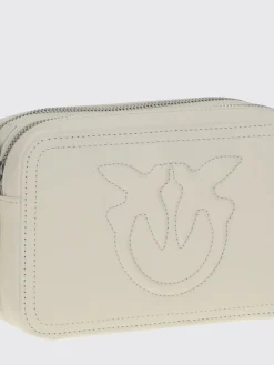 Borsa camera bag con logo in rilievo Pinko