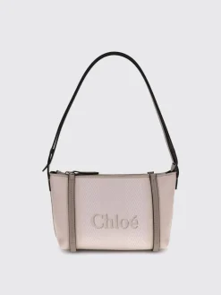 Borsa Carry Chloé in canvas di cotone