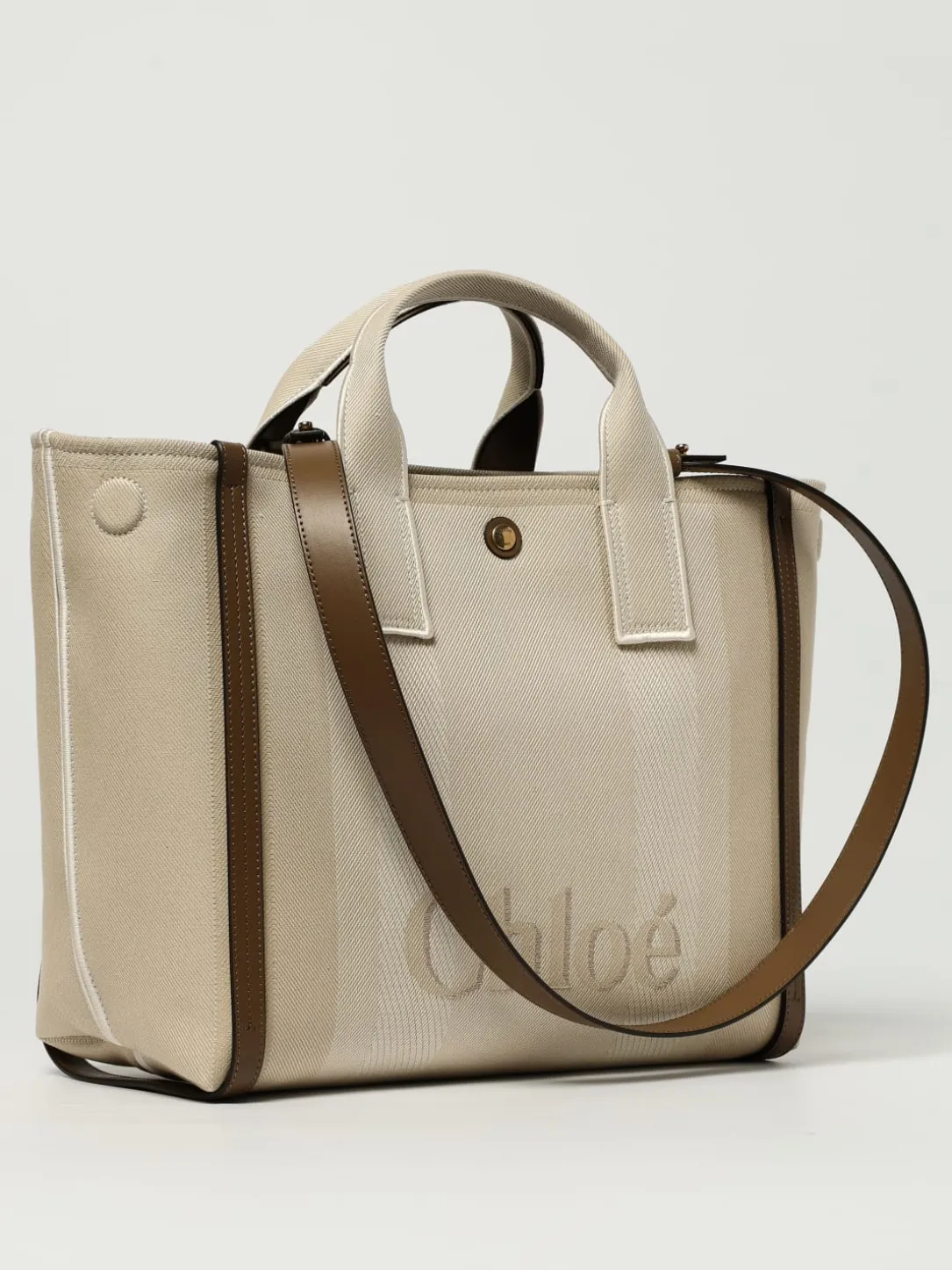 Borsa Carry Chloé in canvas