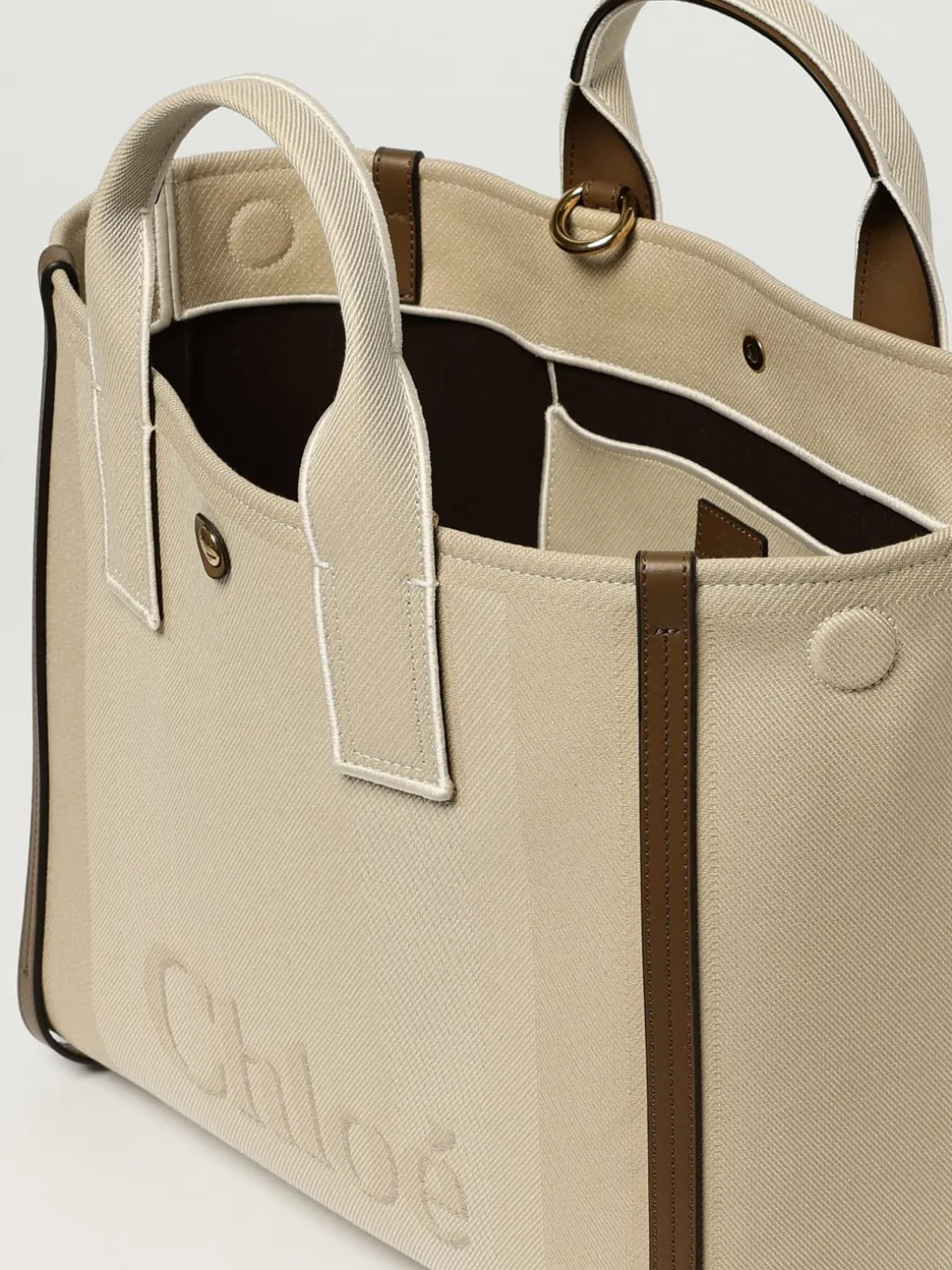 Borsa Carry Chloé in canvas