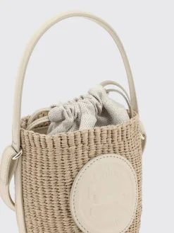 Borsa Chloè in rafia e pelle