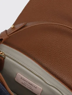 Borsa C-Me Coccinelle in denim di cotone e pelle a grana