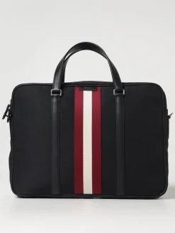 Borsa da lavoro Bally in nylon riciclato e pelle